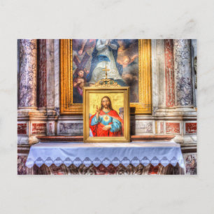 Ljubljana Kirche Jesus Postkarte