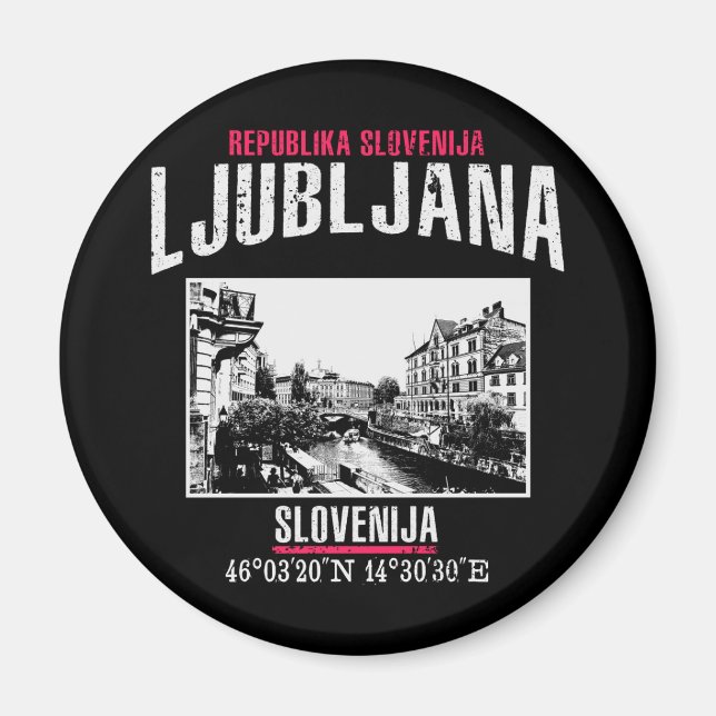 Ljubljana Magnet (Vorne)