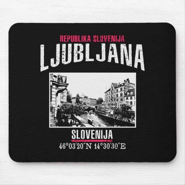 Ljubljana Mousepad (Vorne)