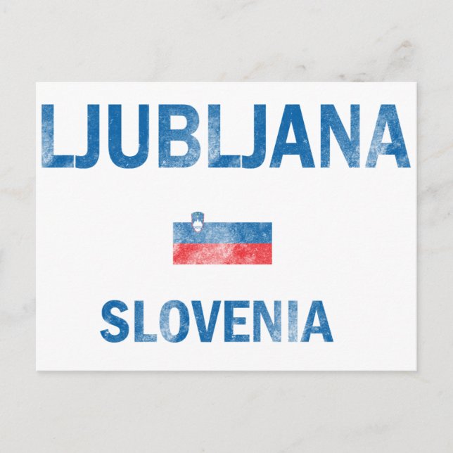 Ljubljana Slovenije Postkarte (Vorderseite)