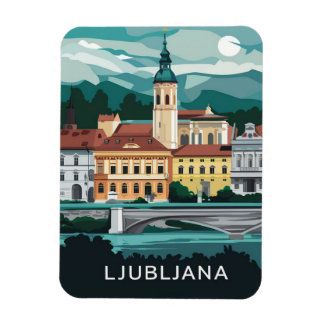 Ljubljana, Slowenien Magnet