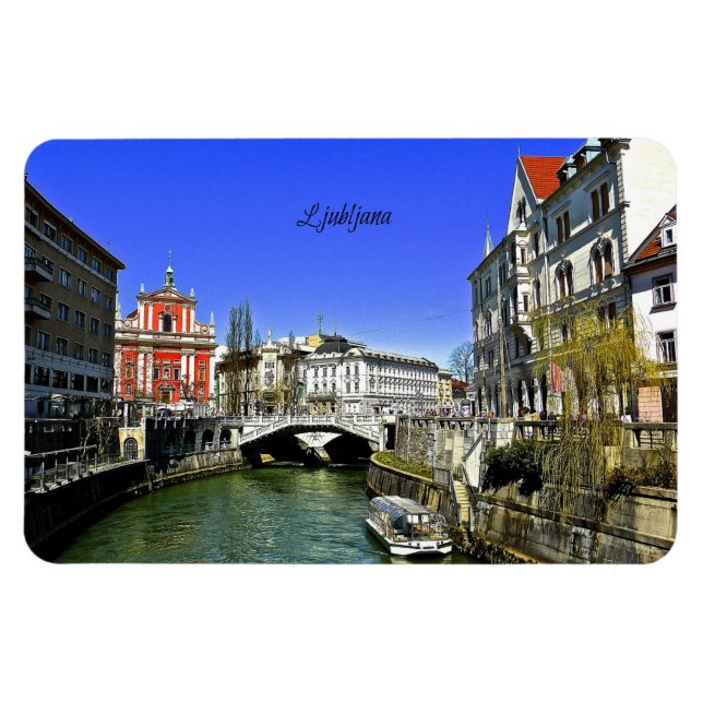 Ljubljana, Slowenien Magnet (Horizontal)