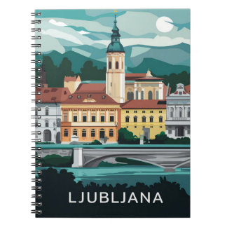Ljubljana, Slowenien Notizblock