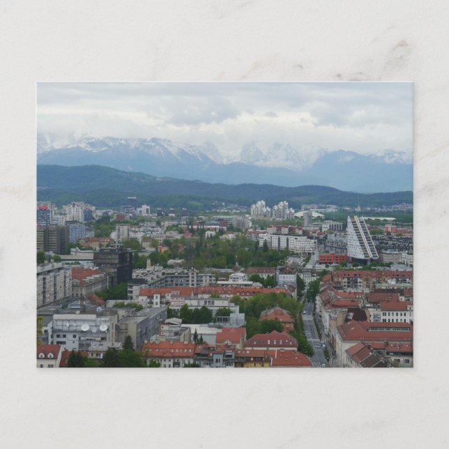 Ljubljana, Slowenien Postkarte (Vorderseite)
