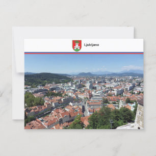 Ljubljana - Slowenien Postkarte