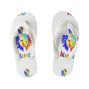 LK Kids Logo Flip Flops - Schritt Fett, Stufe Kind