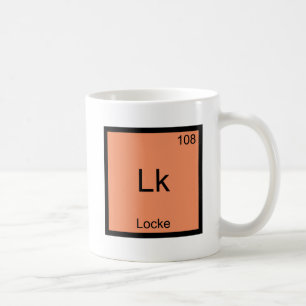 Lk - Locke Lustiges Element Chemie Symbol T-Shirt Kaffeetasse