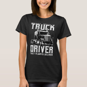 LKW-Anhänger 18 Rad auf der Rückseite T-Shirt