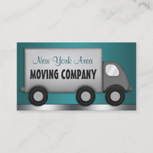 LKW-Aquamarine Movers-Visitenkarten Visitenkarte