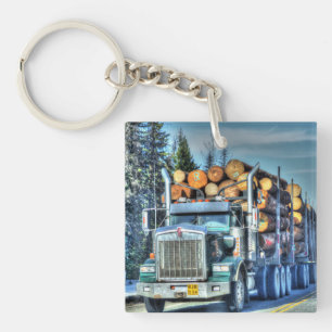 LKW-Art für LKW-Fahrer Schlüsselanhänger