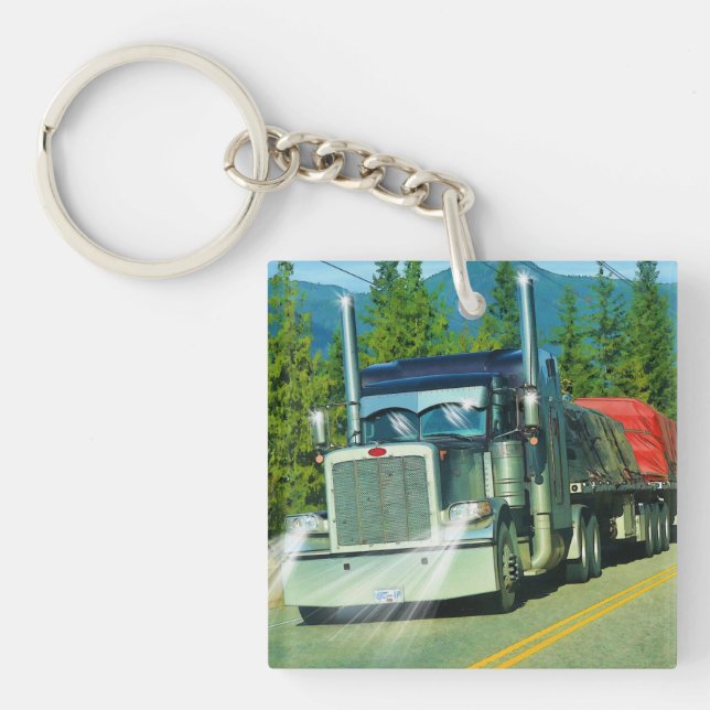 LKW Art für LKW-Liebhaber Schlüsselanhänger (Vorderseite)