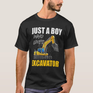 Lkw-Baukinder nur ein Junge, der Lieben Ex T-Shirt