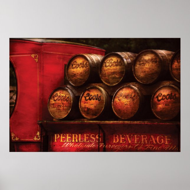 LKW - Bier-LKW Poster (Vorne)