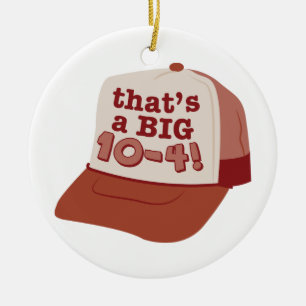 LKW-Cap Keramik Ornament