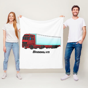 LKW-Darstellung Fleecedecke