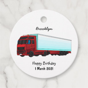 LKW-Darstellung Geschenkanhänger