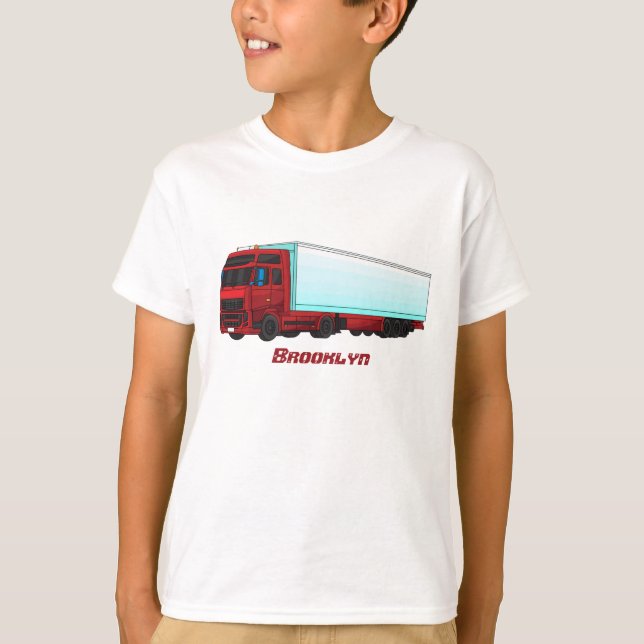 LKW-Darstellung T-Shirt (Vorderseite)
