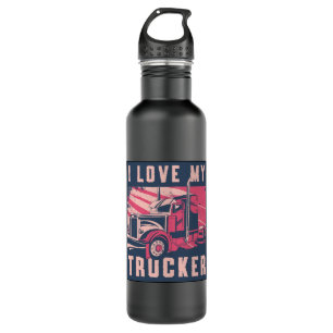 LKW Ehefrau I Liebe Mein LKW Ehefrau LKW Funny Edelstahlflasche