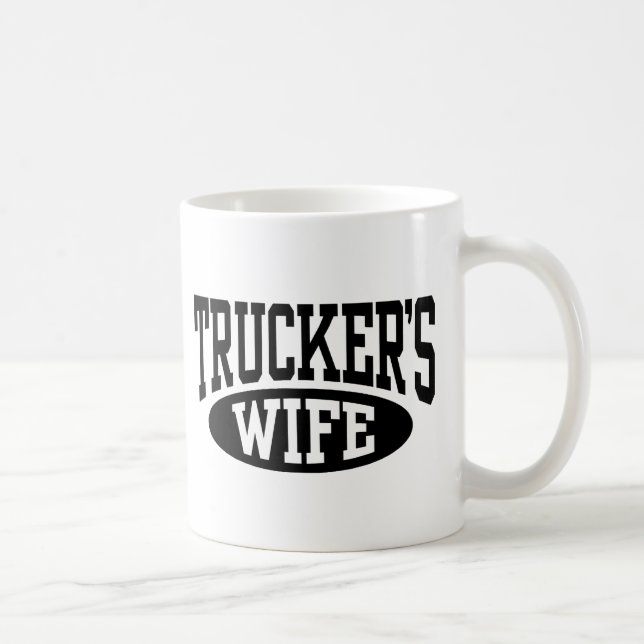 LKW-Ehefrau Kaffeetasse (Rechts)