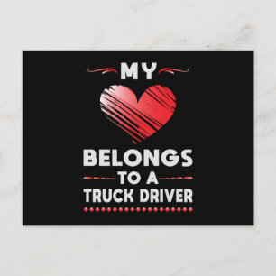 LKW Ehefrau LKW Ehefrau LKW Liebe Sonniges Geschen Postkarte