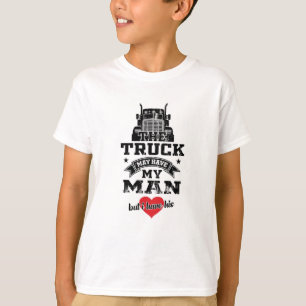 LKW Ehefrau LKW Fahrer Girl Truckers Liebe Geschen T-Shirt
