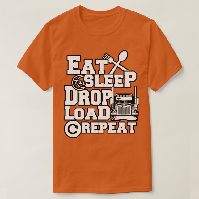 LKW-Ehefrau T-Shirt (Design vorne)