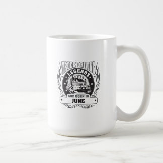 Lkw-Fahrberechtigungen sind im Juni Geboren Kaffeetasse