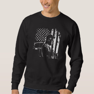 LKW-Fahrer Amerikanische große Sattelschlepper Die Sweatshirt