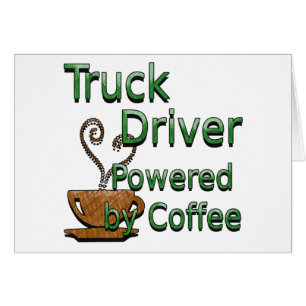 LKW-Fahrer angetrieben durch Kaffee