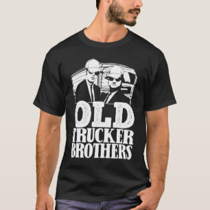 LKW-Fahrer-Brüder Trucking  Großer Rig-Alter Mann  T-Shirt