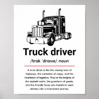 LKW-Fahrer-Definition für LKW-Fahrer-Tag