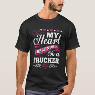 Lkw-Fahrer Freund mein Er Lkw-Fahrer T-Shirt