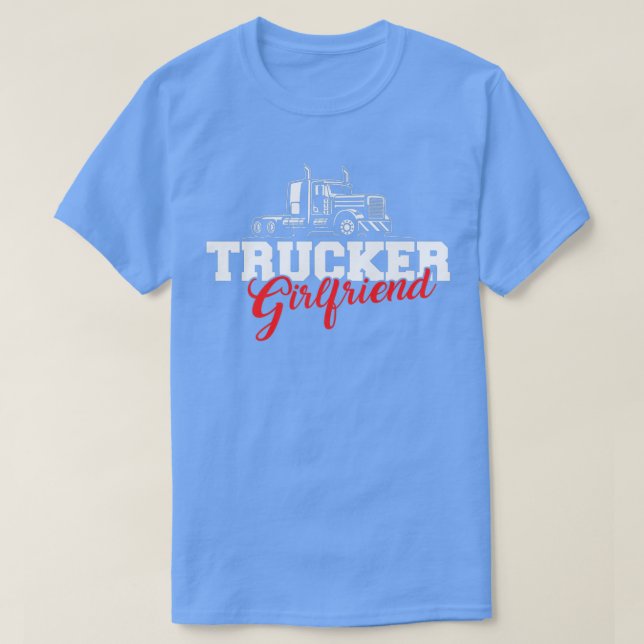 LKW-Fahrer Girlfriend T-Shirt (Design vorne)