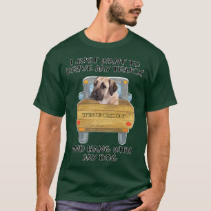 Lkw-Fahrer Hund Anatolischer Schäferhund T-Shirt