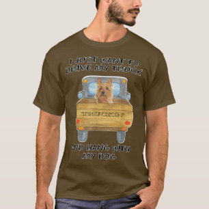 Lkw-Fahrer Hund Australischer Terrier T-Shirt