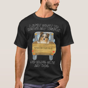 Lkw-Fahrer Hund Shetland Sheepdog T-Shirt