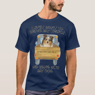 Lkw-Fahrer Hund Shetland Sheepdog T-Shirt