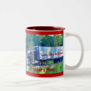 Lkw-Fahrer Kaffeepause Drink Tasse