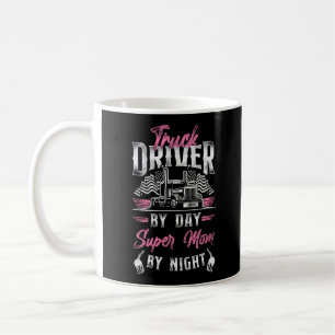 LKW-Fahrer LKW-Fahrer LKW-Fahrer tagsüber Super-Ma Kaffeetasse