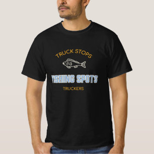 LKW-Fahrer LKW-Halteplätze Angelplätze T-Shirt