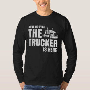 LKW-Fahrer Männer Frauen Straße LKW Sattelschleppe T-Shirt
