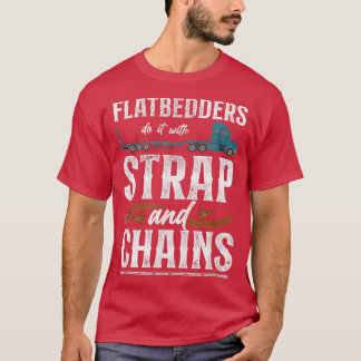 LKW-Fahrer Puppe Erwachsener Humor Vintage Latte T-Shirt