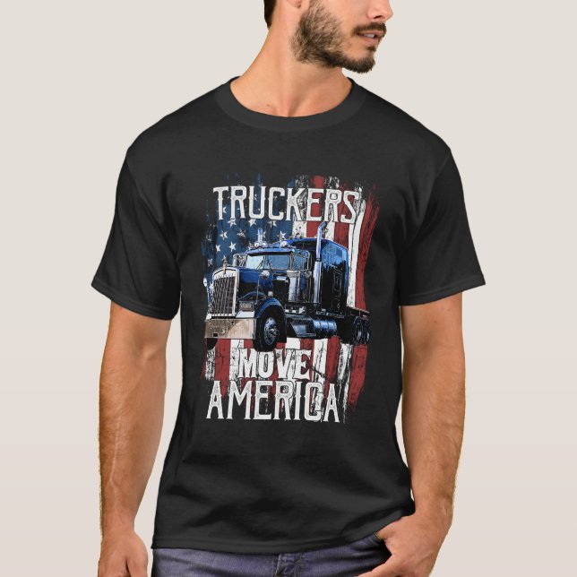 LKW-Fahrer T-Shirt (Vorderseite)