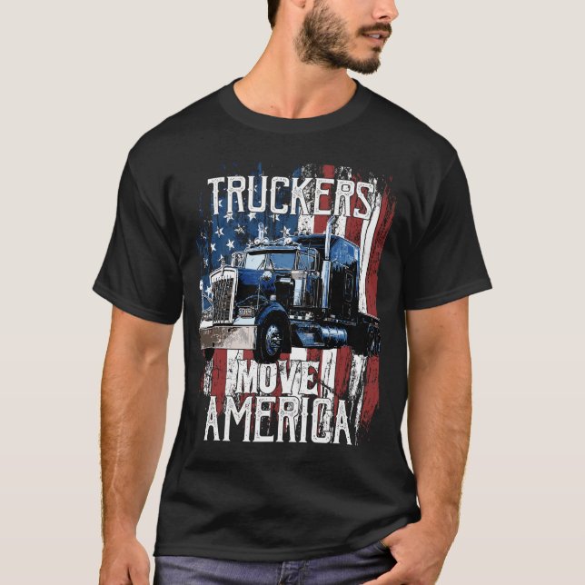 LKW-Fahrer T-Shirt (Vorderseite)