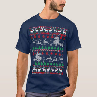 Lkw-Fahrer Uggge Weihnachts-Sweater Trucker Xmas C T-Shirt