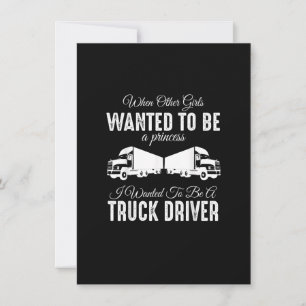 Lkw-Fahrerin Lustiges Geschenk - Wenn andere Mädch Einladung