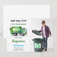 LKW-Foto für Grüne und Schwarze Garbage