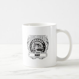 Lkw-Führerbücher sind im Mai Geboren Kaffeetasse