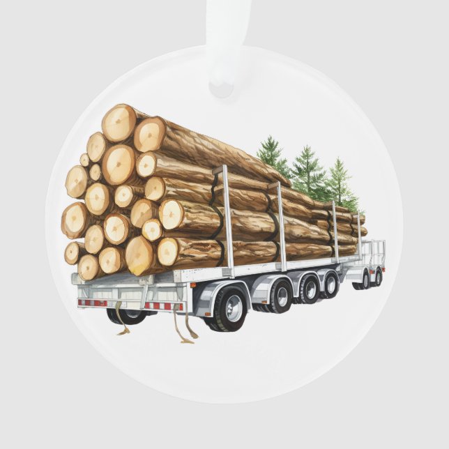 LKW für die Logistikindustrie Ornament (Vorderseite)