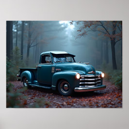 LKW für klassischen Lieferwagen Poster